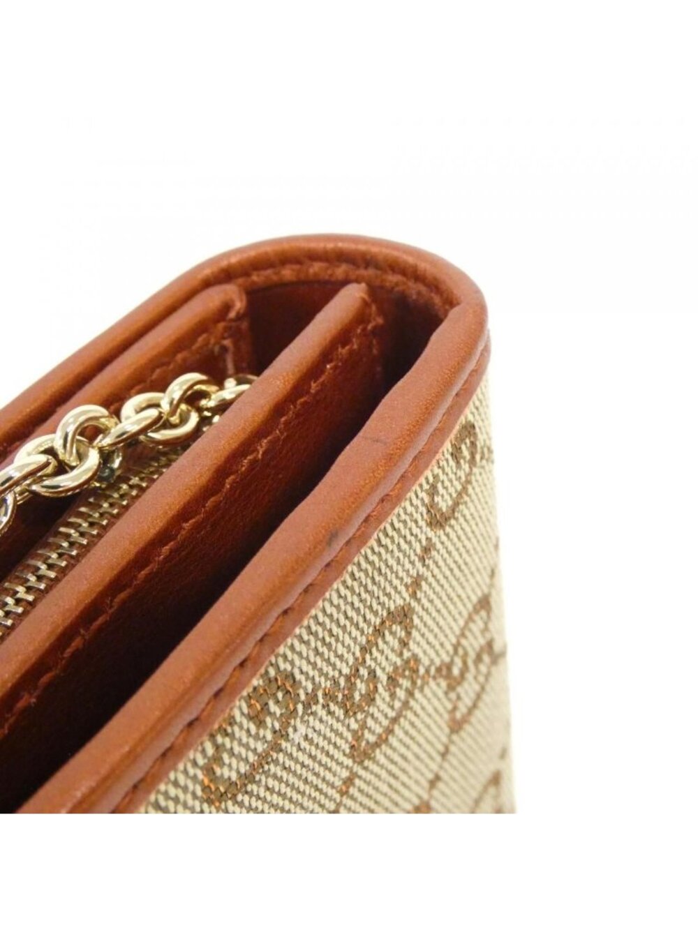 Gucci Chain Shoulder Bag Beige - Picture 6 of 9